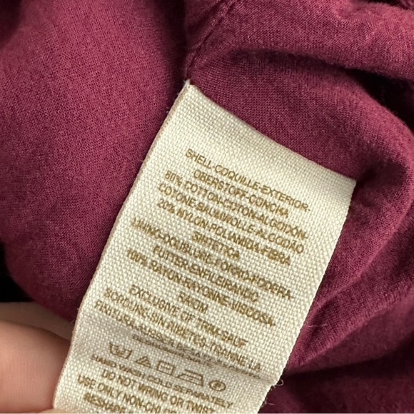 Free People burgundy skater dress with cutouts 8 - Picture 5 of 7